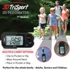 Realalt 3DTriSport 3D Pedometer, Accurate Step Counter with Clip and