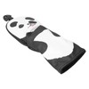 PU Leather Golf Wood Head Covers Waterproof Cartoon Thicken Plush