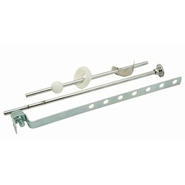 Bathroom Sink Drain Replacement Parts, (Pop-up Drain Assembly) Include Chrome Lift-Rod, Center Pivot Rod Assembly and Linkage - By PlumbUSA