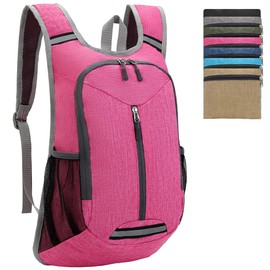 WEREWOLVES 15L Small Hiking Backpack, Travel Lightweight Foldable Packable Casual Outdoor Daypack