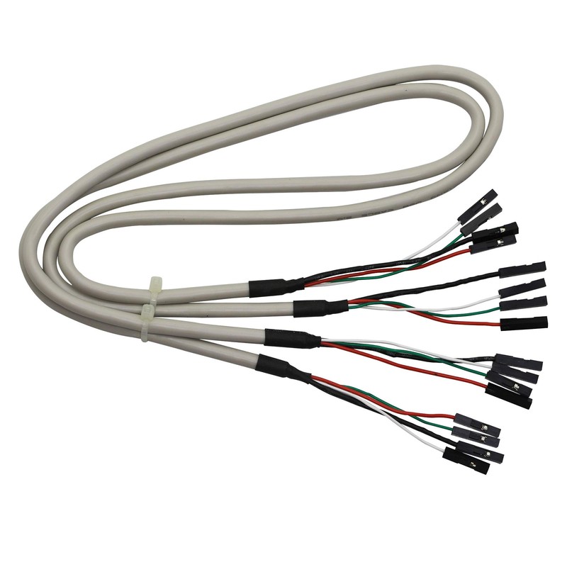 Breadboard Jumper Cables 2x4P 60CM Female to Female Dupont Cable