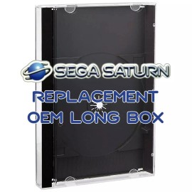 Sega Saturn, Sega CD, PS1 Long Box Game Case Plus Foam Insert - New - US Seller!