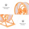 Kisangel 2pcs Pet Hamster Running Wheel Toy Quiet Exercise Equipment