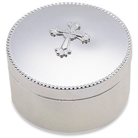 Reed And Barton 4700 Abbey Cross Silverplate Keepsake Box