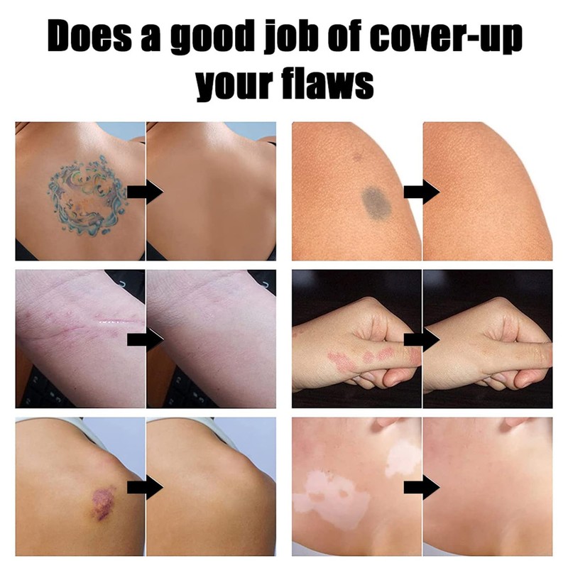 Tattoo Cover Up, Waterproof Tattoo Cover Up Makeup with Full