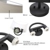 Industrial 2-Lights Wall Sconce Fixtures with Linen Fabric Shade, Double