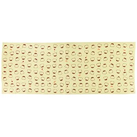 Chusen-Dyed Hand Towel, Handkerchief, 14.6 x 38.6 inches (37 × 98 cm)