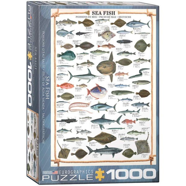 EuroGraphics Sea Fish 1000 Piece Puzzle (6000-0313)