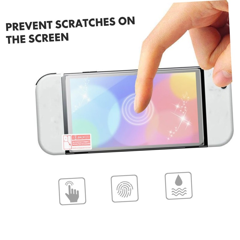 CHILDWEET 2sets Tempered Glass Screen Protectors for High Definition -scratch