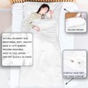 Exermil 100% Silk Sleep Sack with Zippers on 3 Sides,