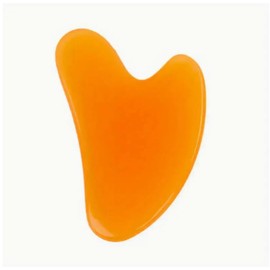 Generic Premium Guasha Massage Scraper Tool (Orange Heart Plate)