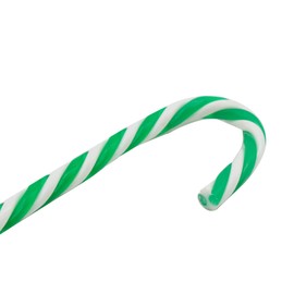 TRIXES Green and White Candy Cane Ornaments – 6 PCS – Christmas Tree Hanging Decorations – Home and Garden Xmas Decor – 15 cm