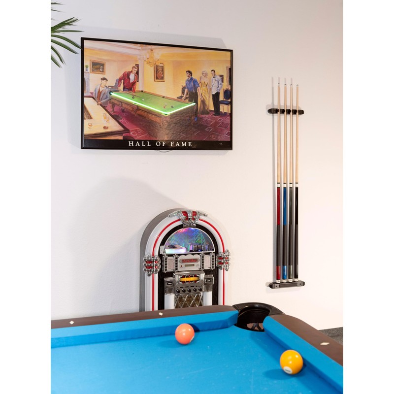 Winsport Billiard Cue Wall Mount 2 Pieces for 4 Cues