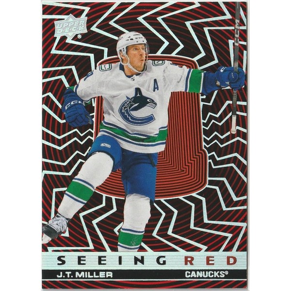 2023-24 Upper Deck Extended Seeing Red Silver J.T. Miller Canucks
