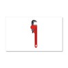 CafePress Pipe Wrench Plumber Tool Car Magnet 20 X 12
