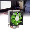 CPU Cooler Dual Heat Pipe 48CFM DC12V Quiet Operation Hydraulic