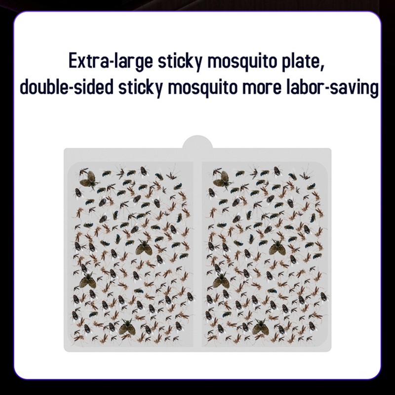 Electric Insect Killer USB-Powered Indoor Fly Trap with 6 Replacement