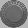 50 Plastic Diamond Design 4 gram Poker Chips (BLACK)
