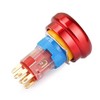 CLDIY Metal Emergency Stop Button Switch, 16 mm 5 A