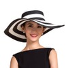 Womens Wide Brim Beach Sun Straw Hats Foldable Floppy Summer