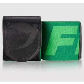 FLY Sports Premium Boxing and Martial Arts Equipment | Boxing Hand Wraps | Big Logo Handwraps (Green, 450cm)