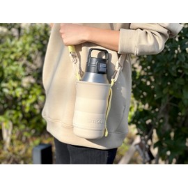 Tiger Thermos Bottle MTA-Z12SGP MTA-B Type Vacuum Insulated Bottle Pouch, Green