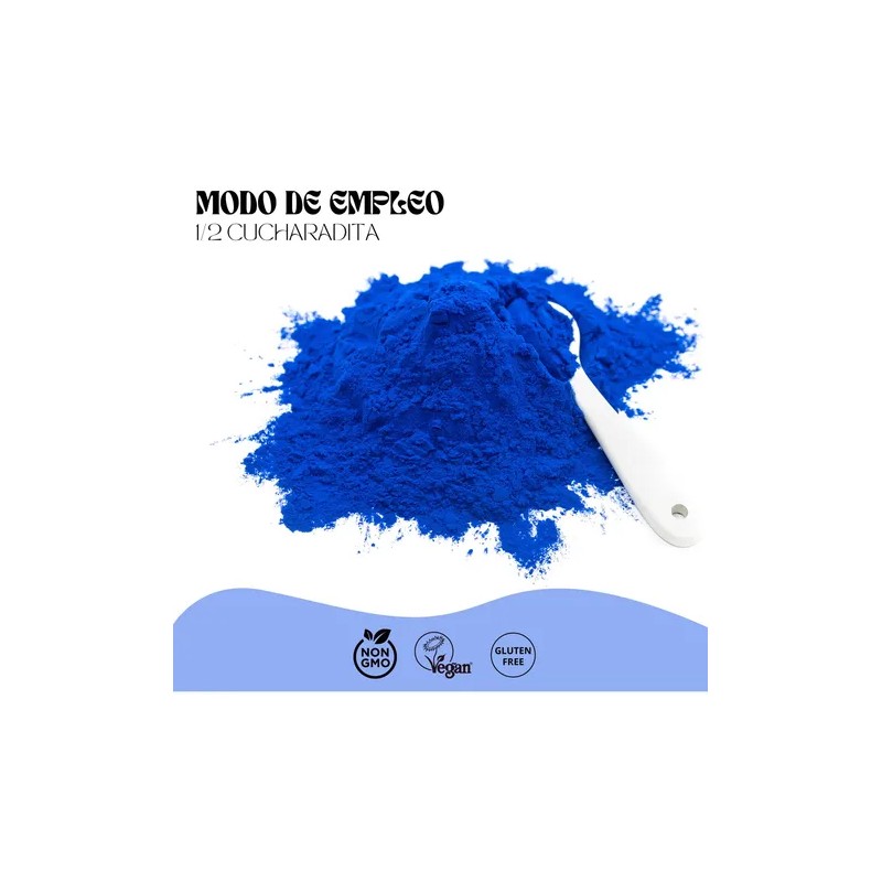 Blue Spirulina 100% Natural Premium Glow Superfoods 100 Gr
