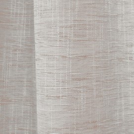 Exclusive Home Burke 100% Blackout Grommet Top Curtain Panel Pair, 52"x84", Blush, Set of 2