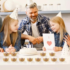 Truffle Wrappers Paper Candy Cups Gold Rose Truffle Cup Dessert Liners Square Cupcake Liners 50Pcs