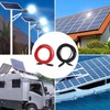 1 Pair 12AWG Solar Panel Wire with Connector Solar Adapter