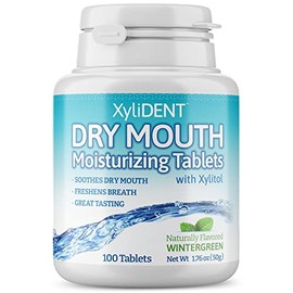 Xylident Xylitol Tabletas Alivio Boca Seca Estimula Saliva Refresca Aliento Reduce Producción Ácido Acción Rápida 100 Unidades Verde