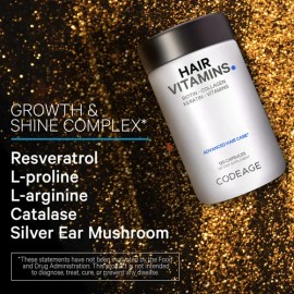 Codeage Vitaminas Para El Cabello 10000 Mcg De Biotina Sfn                                                                                            
