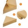 sourcing map Pizza Boxes, 24Pcs 8.07x6.5x1.77 Inch - Pizza Single