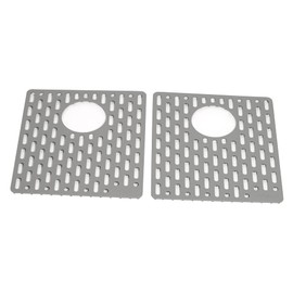 Ruvati Silicone Bottom Grid Sink Mat for RVG1385 and RVG2385 Sinks - Gray - RVA41385GR