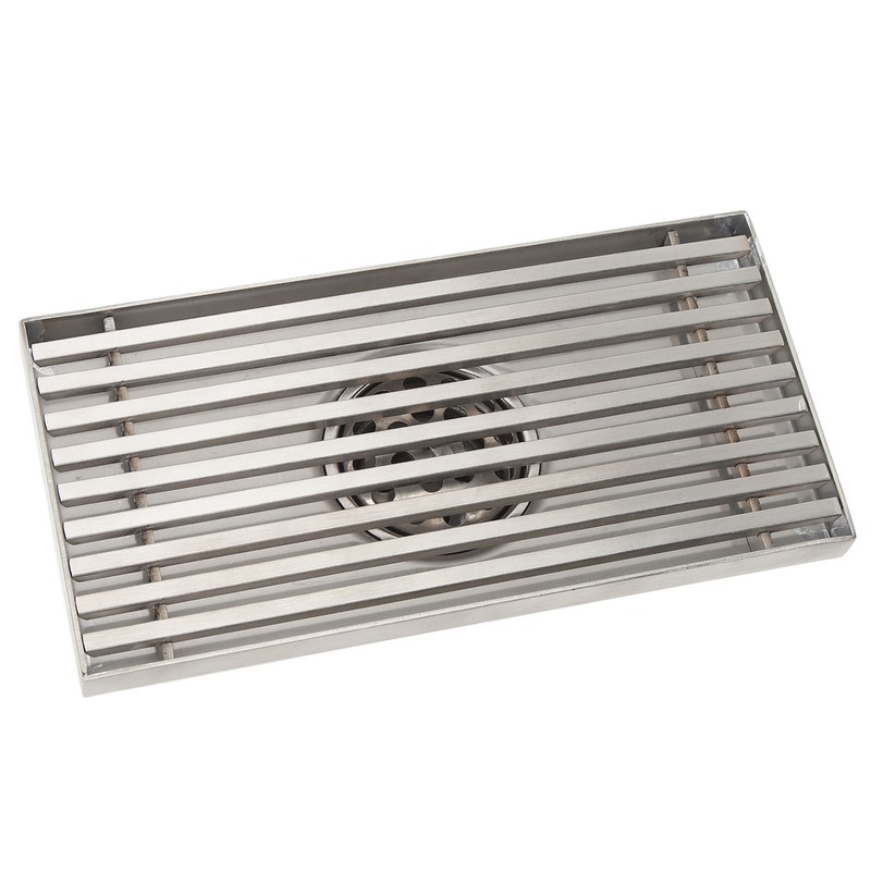 304 Stainless Steel Linear Shower Drain Thickened Lengthened 8 Inch