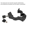 Motorcycle Lock Handlebar Grip Aluminum Protective Horn Lock for Braking
