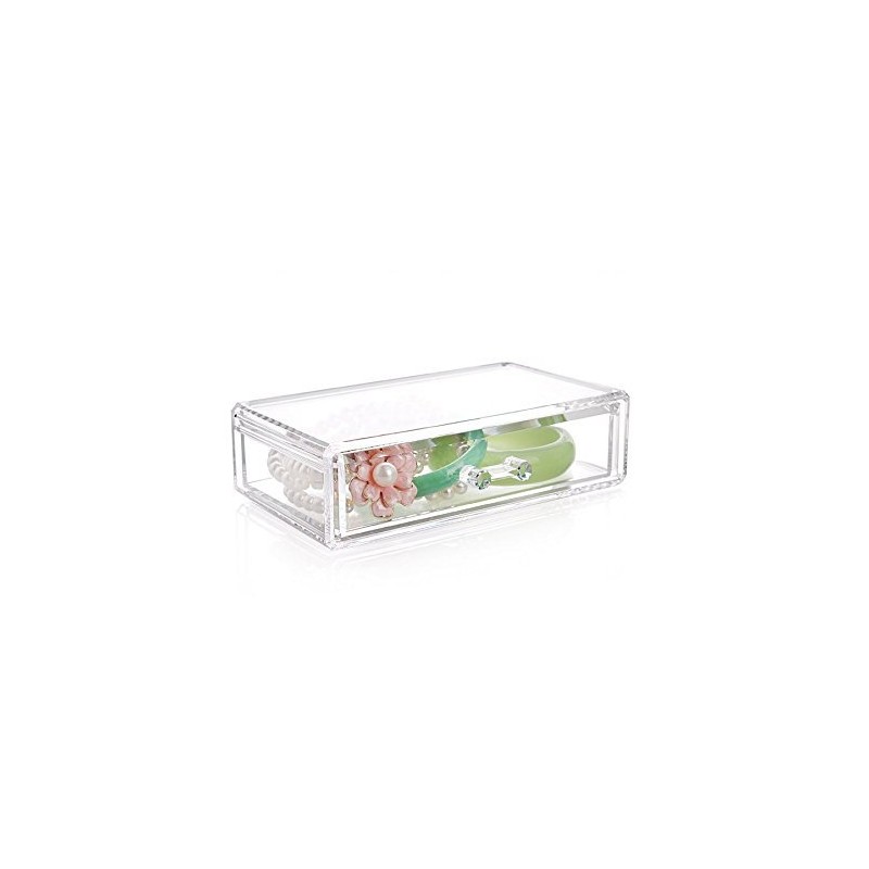 Kamay's Small Transparent Multifunction Detachable Combination Double-Deck Acrylic Make Up