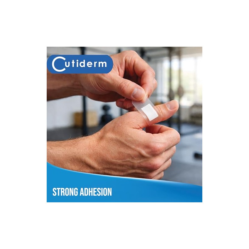Cutiderm Transparent Assorted Size Plasters 7.2cm x 2.5cm & 5cm