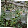 BESTYASH Pack of 6 Preserving Jars Handle Hanging Canning Jars