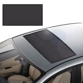 Car Sunroof Sunshade, Universal Magnetic Net Breathable Mesh for Camping Baby Kids Breastfeeding When Parking on Trips (21.6 x 37.4 inches)