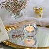 DEVI 24pcs Glass Votive Candle Holders, Clear Glass Candle Holder