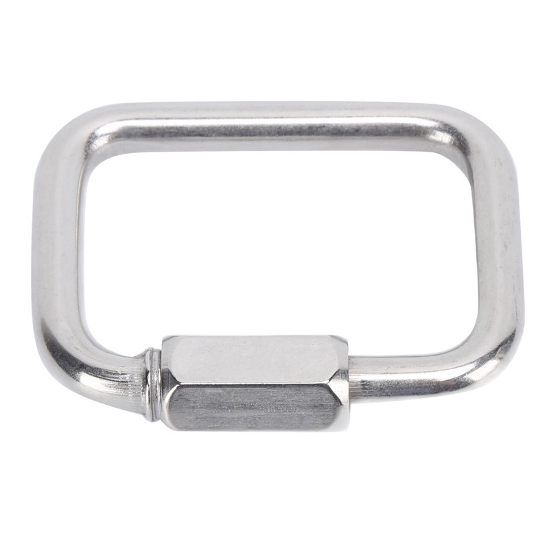 Chain Link Stainless Steel 4‑Corner Multifunctional Connection Buckle for Outdoor