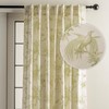 Maison d'Hermine Curtains for Living Room 100% Cotton 124 inch