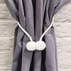 Magnetic Curtain Tie Back & Clip Organizer - Multi-purpose Accessory Round