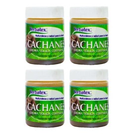 Pack 4 Pomadas De Cachanes Frasco De 40g