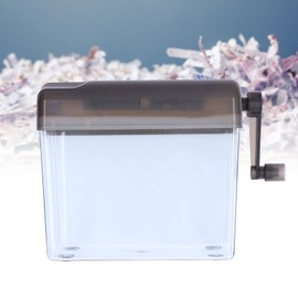Manual Shredder, Portable Paper Shredder, Hand Crank, Mini Hand Shredder, Professional Handmade Straight Cutting Machine for Bills, Small Notes, Letters, Office, School, Home, Grey