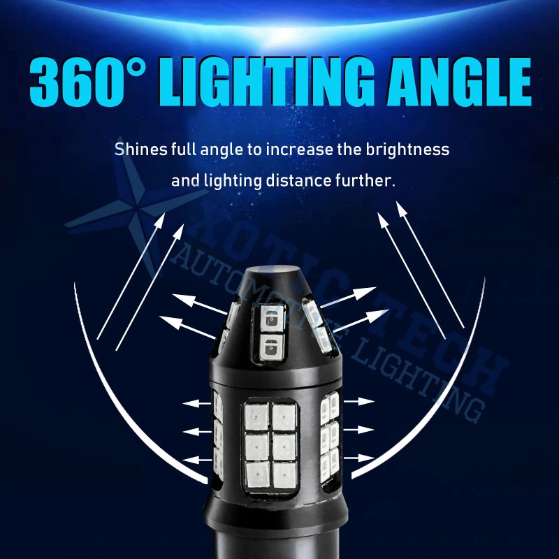 Xotic Tech 3157 40-LED Strobe Flashing Brake Tail Light for