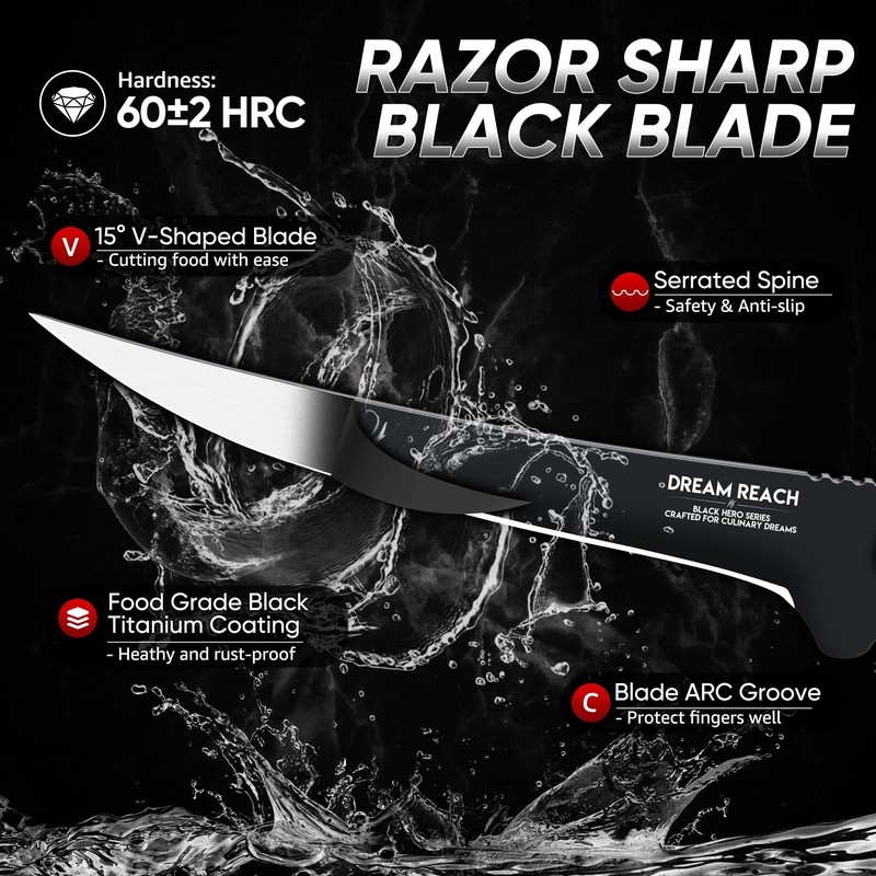 Dream Reach Fish Fillet Knife - Sharp Deboning Poultry and