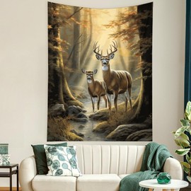 Buyidec Tapiz decorativo para colgar en la pared Tapices Art Deco para recámara, sala de estar y recámara