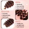AMLUCKS Deep Wave Curly Crochet Hair Ocean Wave Braiding Hair